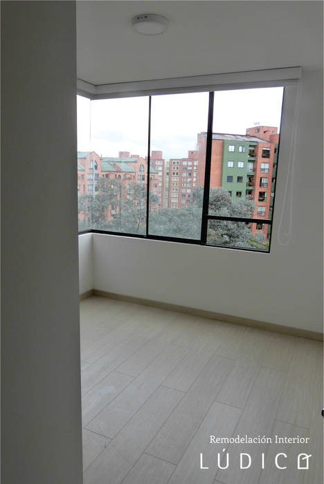 Apartamento Ciudad Salitre - Bogotá, Lúdico Arquitectos Lúdico Arquitectos Habitaciones de estilo minimalista