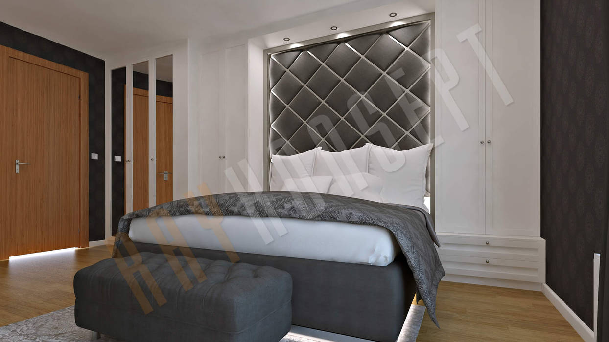 Yatak Odası Dekorasyonu, RayKonsept RayKonsept Modern Bedroom Beds & headboards
