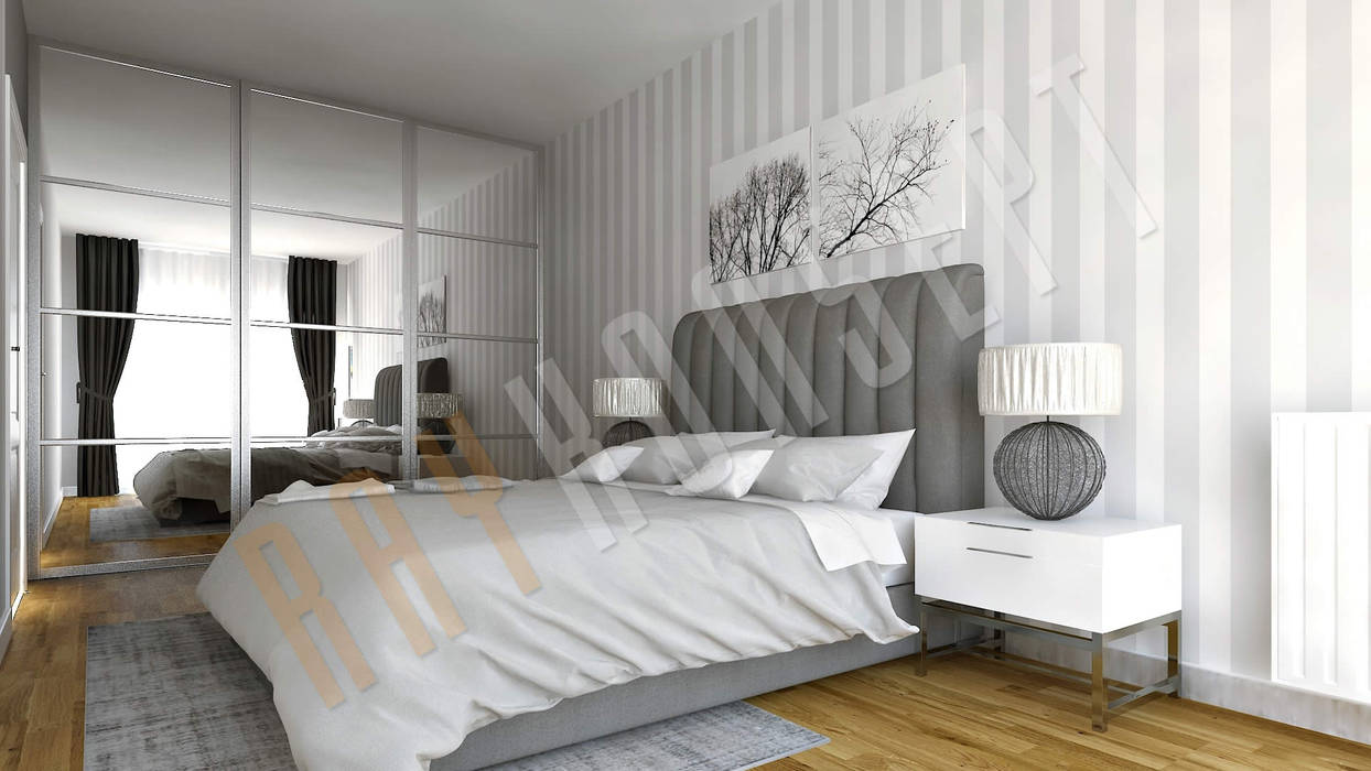 Gri yatak odası tasarımı raykonsept yatak odasıyataklar &amp; yatak başları