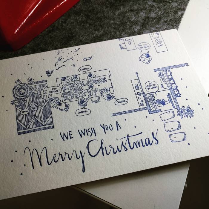 Christmas 2016 Sensearchitects_Limited Other spaces Paper Christmas,card,letterpress,custom,graphic,handmade,crafts,tradition,Pictures & paintings