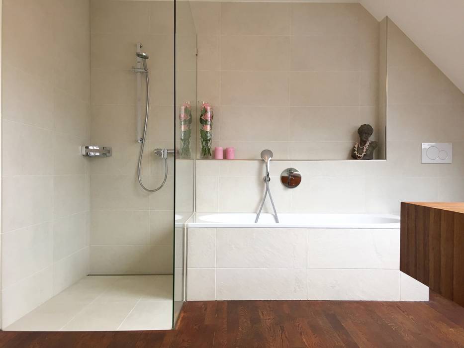 Badezimmerumbau global inspirations design moderne badezimmer | homify