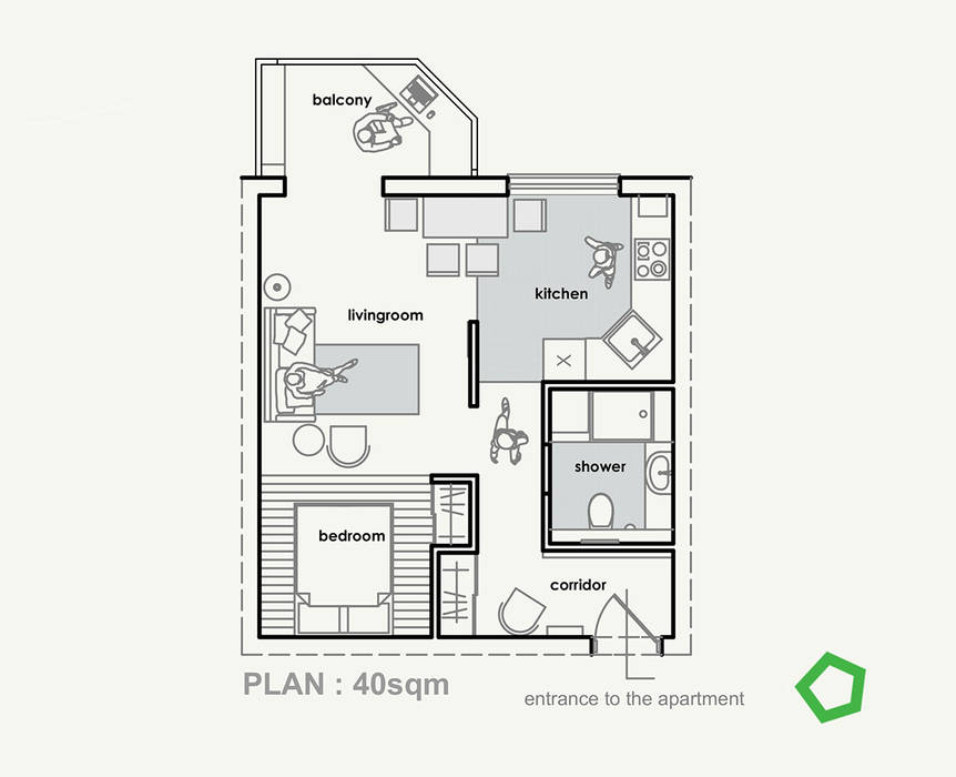 Floor plan Polygon arch&des Floor plan