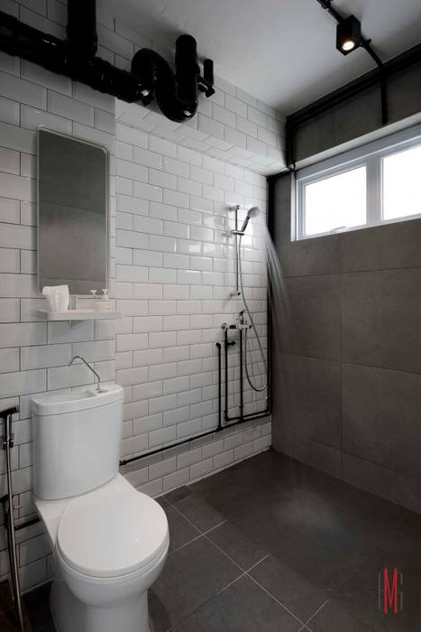 Modern Scandinavian Hdb Apartment Modern Bathroom By Hmg Design