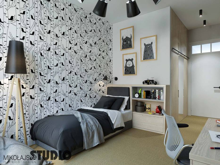 APARTAMENT W SOPOCIE, MIKOŁAJSKAstudio MIKOŁAJSKAstudio Kamar Bayi/Anak Gaya Eklektik