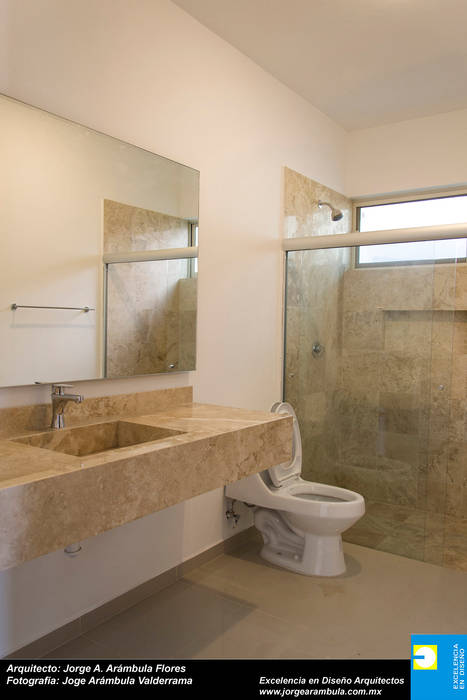 CASA ESPACIO DIONISIACO, Excelencia en Diseño Excelencia en Diseño Modern bathroom Marble