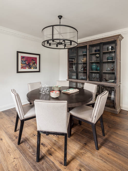Dining Area Rustic Style Dining Room By The White House