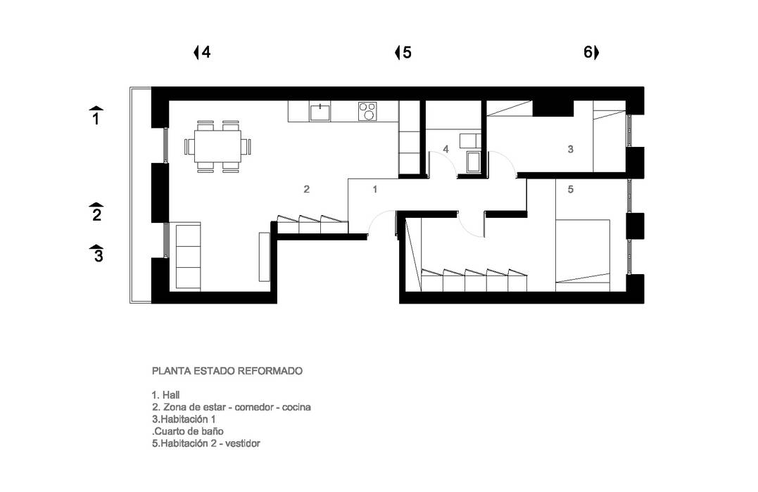 ESTADO REFORMADO ZEBRA LAB ARQUITECTURA Livings de estilo moderno