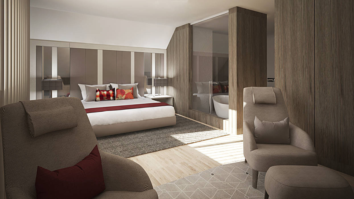 Suite_Firmino, Inside Home Unipessoal LDA. Inside Home Unipessoal LDA. Modern style bedroom