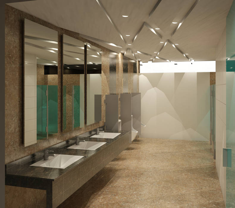 TECNOGLASS, Cabas/Garzon Arquitectos Cabas/Garzon Arquitectos 모던스타일 욕실