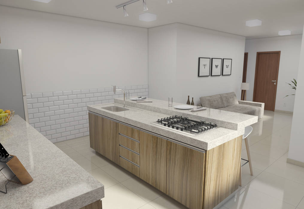 Cozinhas Minimalistas Por Filipe Castro Arquitetura Design Minimalista Granito Homify