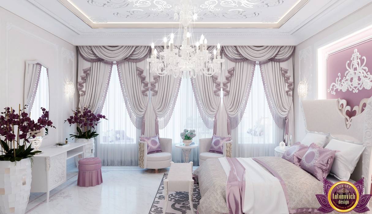 Kids bedroom design of Katrina Antonovich, Luxury Antonovich Design Luxury Antonovich Design Спальня в классическом стиле