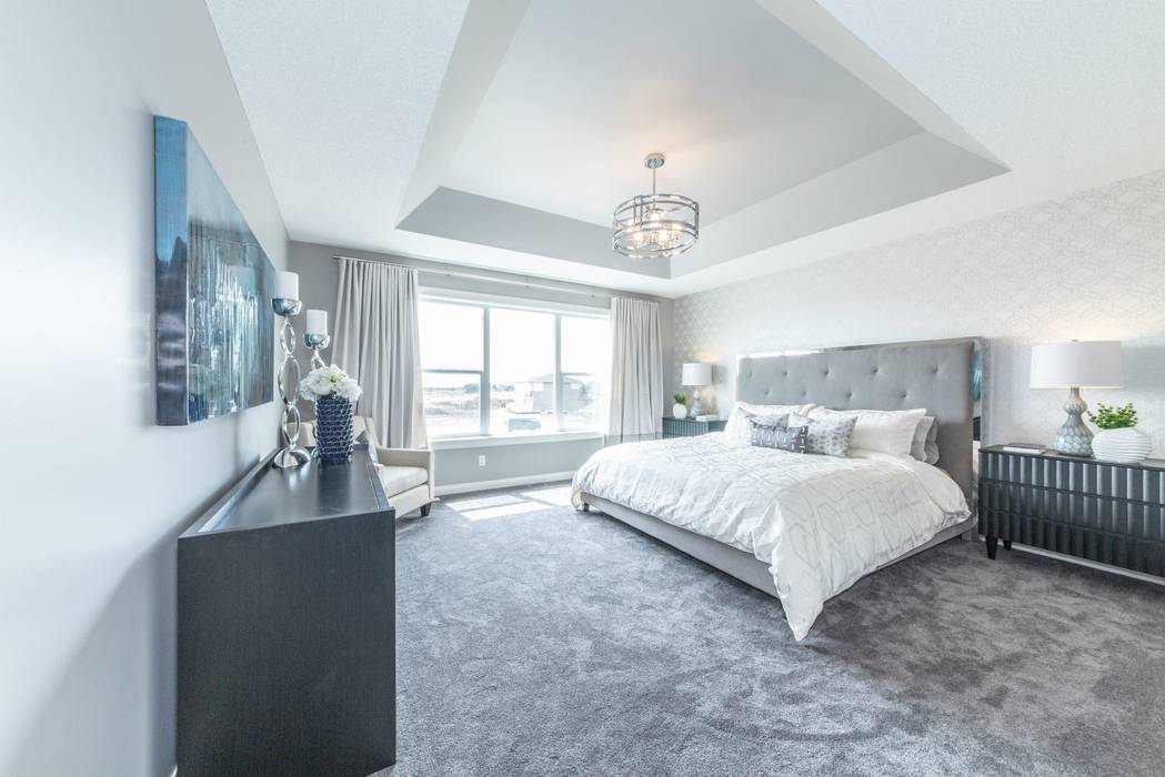 Broadview Showhome, Sonata Design Sonata Design Modern style bedroom
