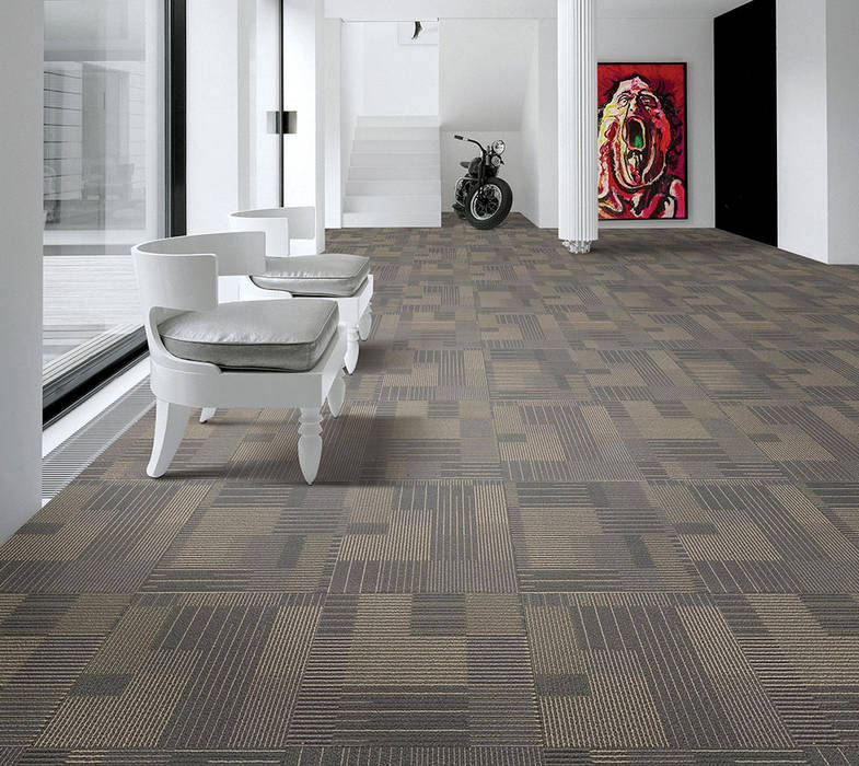 Amazing Design with Carpet Tiles Industasia Підлоги Килими та килими