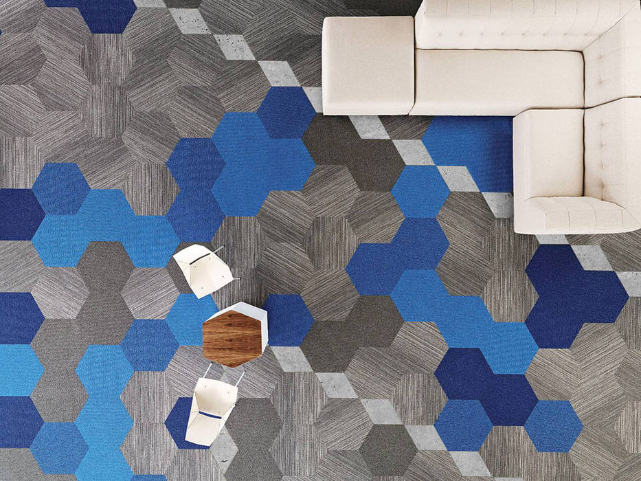 Amazing Design with Carpet Tiles Industasia 地板 地毯