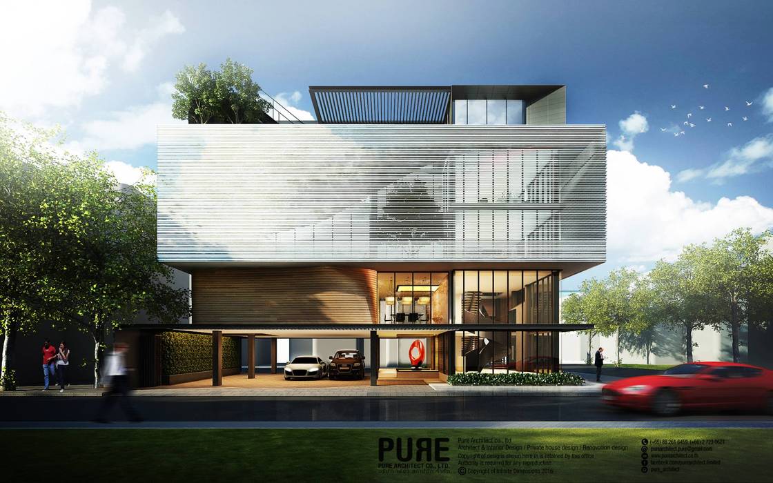 HOME OFFICE TOWN IN TOWN, Pure Architect Co., Ltd. Pure Architect Co., Ltd.