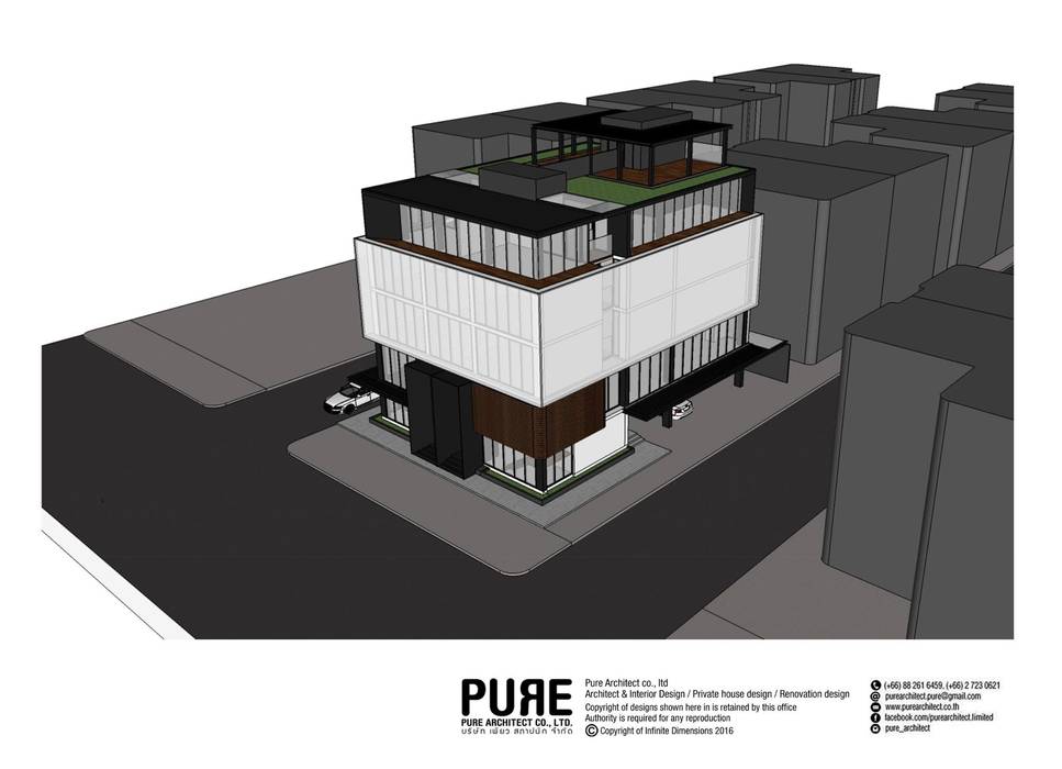 HOME OFFICE TOWN IN TOWN, Pure Architect Co., Ltd. Pure Architect Co., Ltd.