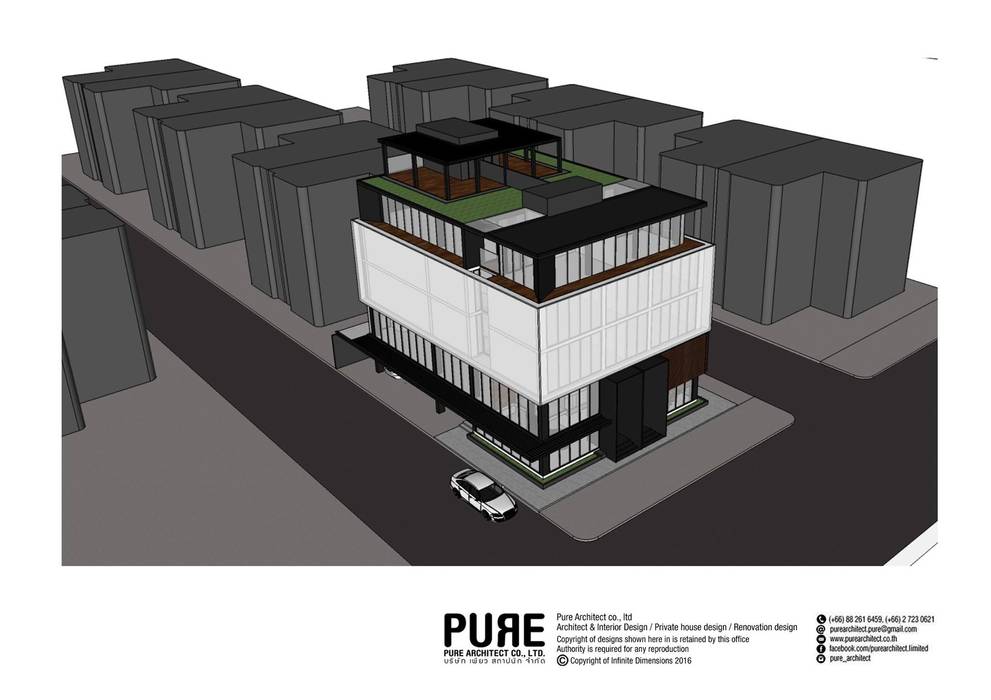 HOME OFFICE TOWN IN TOWN, Pure Architect Co., Ltd. Pure Architect Co., Ltd.