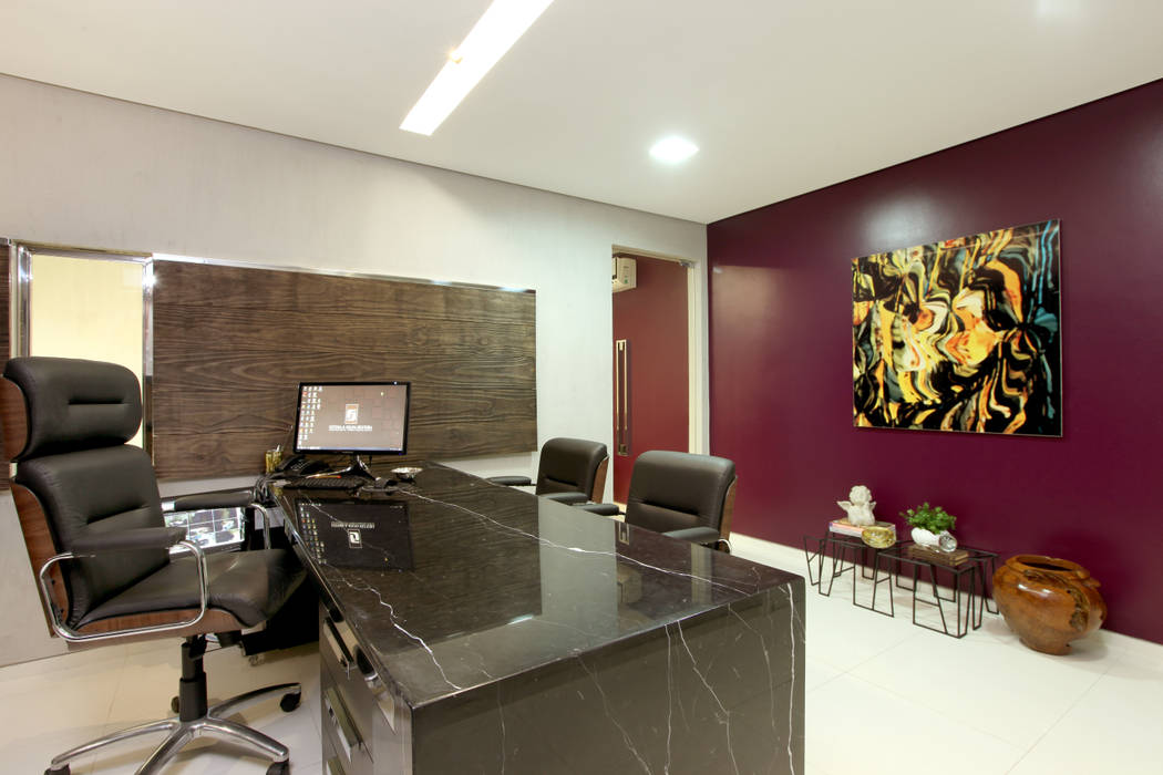 Escritorio Advocacia Tatiana Mello Arquitetura Espacos Comerciais Modernos Homify