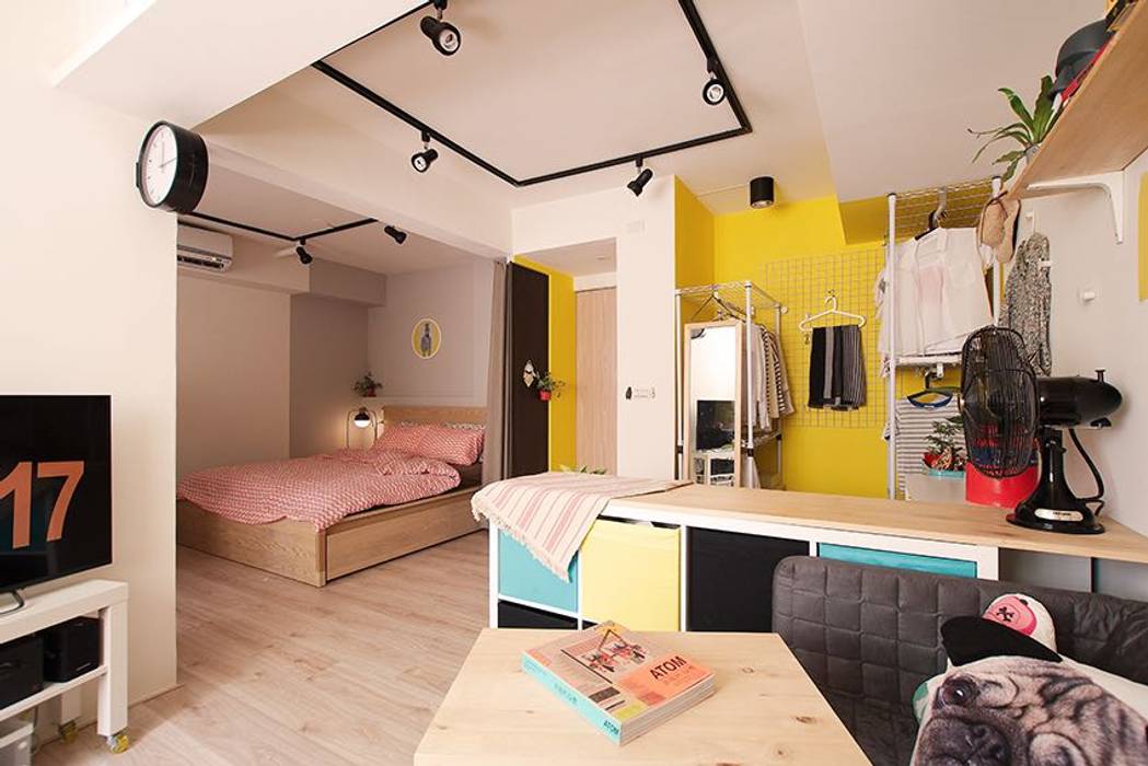 臥室 一葉藍朵設計家飾所 A Lentil Design Scandinavian style bedroom