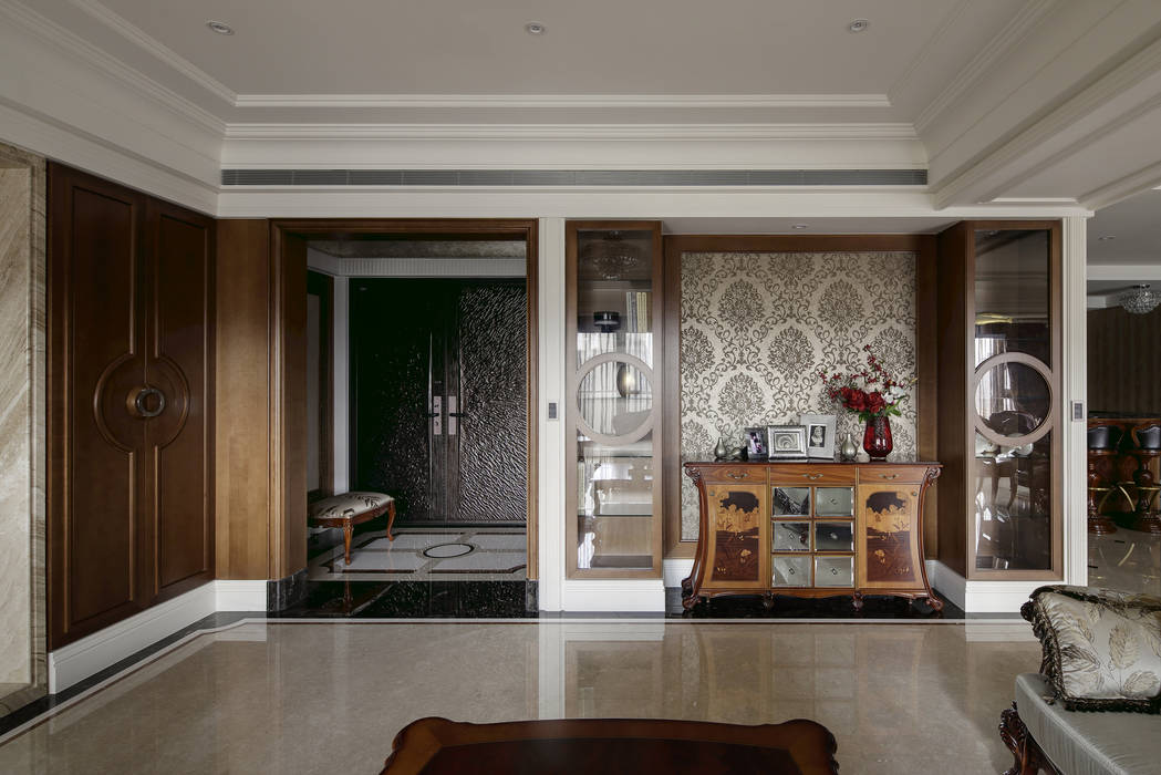 尋找古典的本質 大荷室內裝修設計工程有限公司 客廳 客廳,新古典,古典