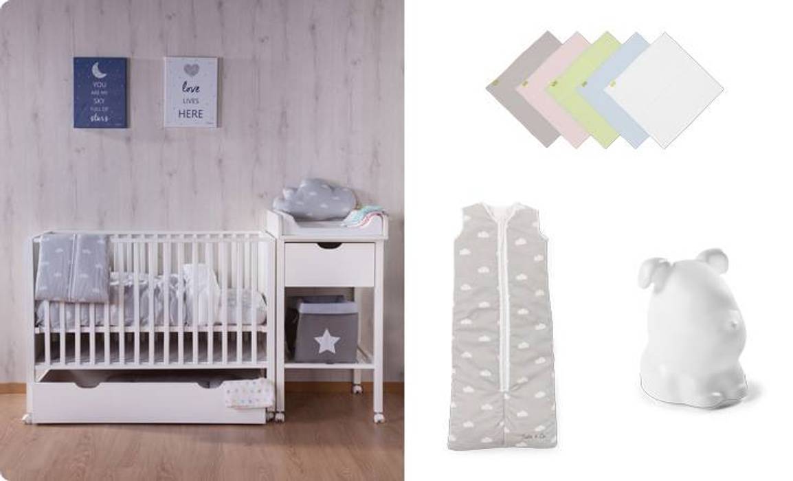 Baby Changing homify Baby room Wood Wood effect