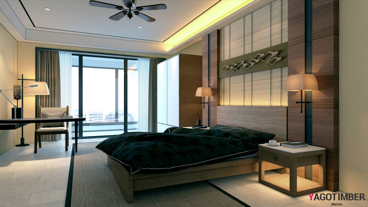 Get Best Bedroom Designs Ideas In Noida - Yagotimber. , Yagotimber.com Yagotimber.com 地中海スタイルの 寝室