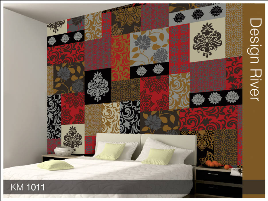 Krsna Mehta Designer Wallcoverings Asian By Wall Art Private