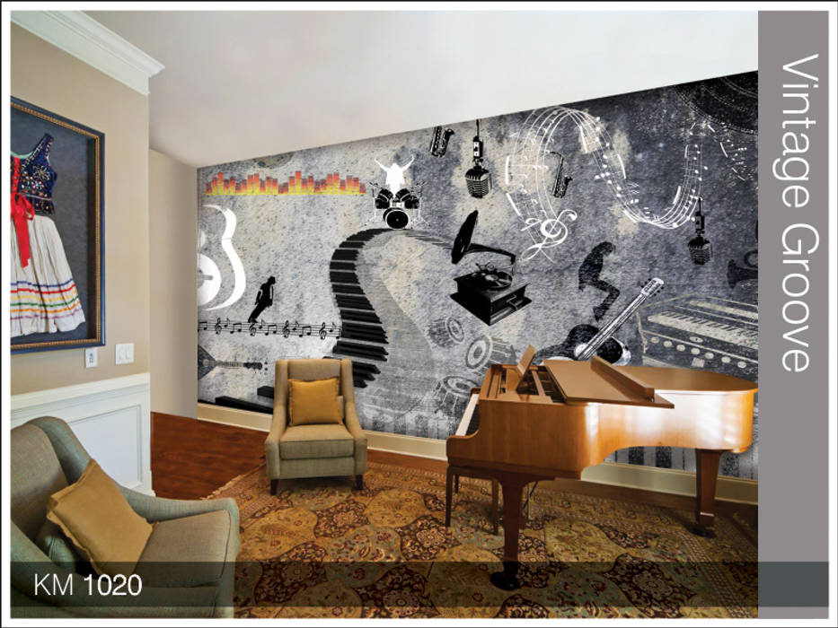 Krsna Mehta Designer Wallcoverings Asian By Wall Art Private