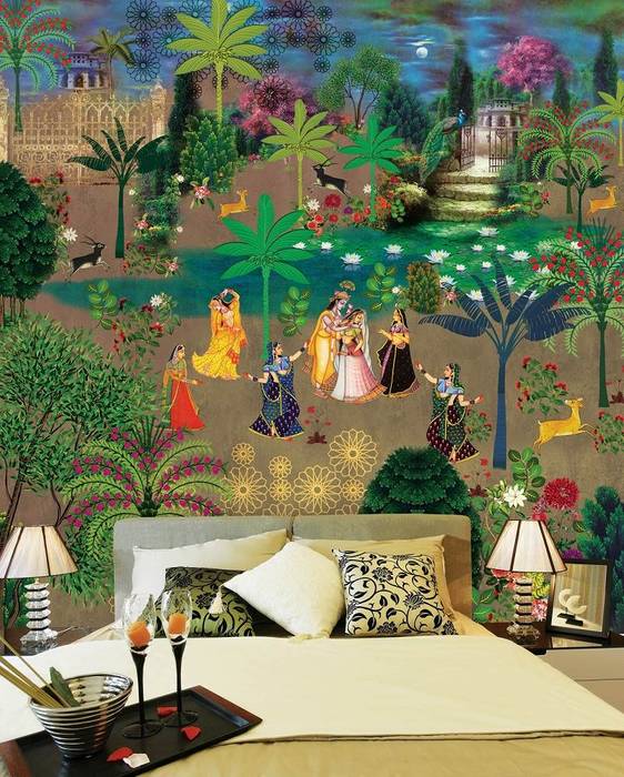 Krsna mehta designer wallcoverings Wall Art Private Limited Other spaces Other artistic objects