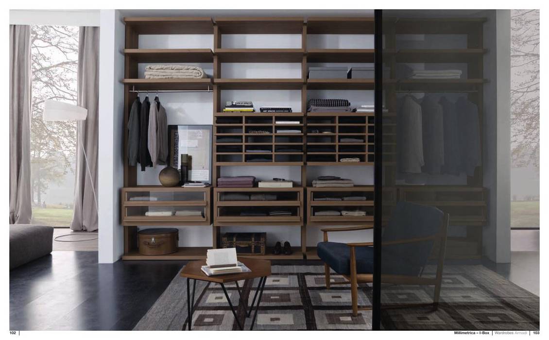 Roupeiros , RUI BESSA INTERIORES RUI BESSA INTERIORES Phòng ngủ phong cách hiện đại MDF Wardrobes & closets