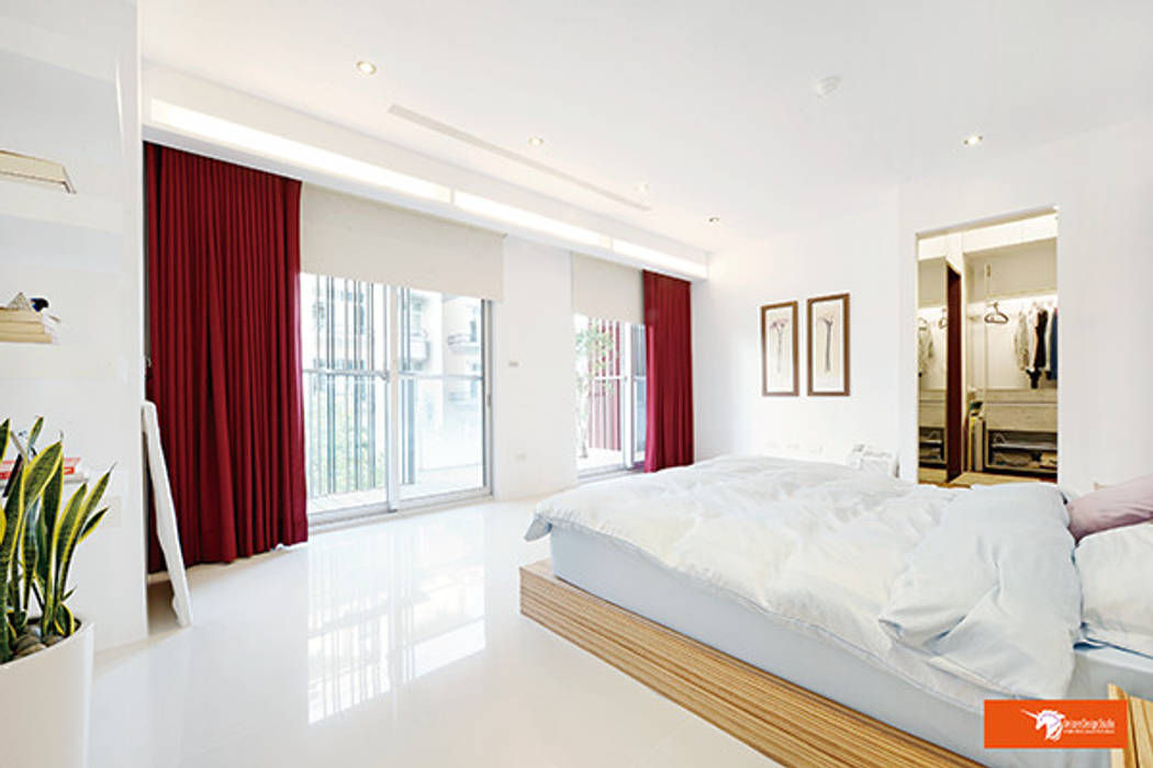 璞玉－Salim's House, Unicorn Design Unicorn Design Спальня в эклектичном стиле