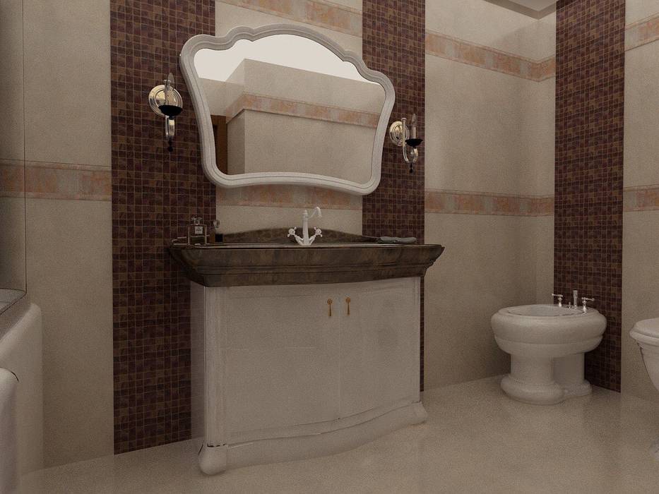 تشطيب فيلا المعادي, الرواد العرب الرواد العرب Classic style bathroom