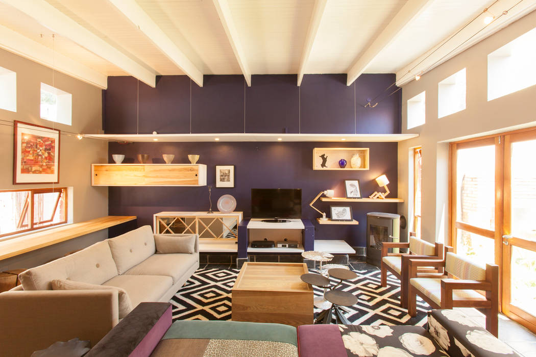 House B Jozi, Redesign Interiors Redesign Interiors Livings de estilo ecléctico
