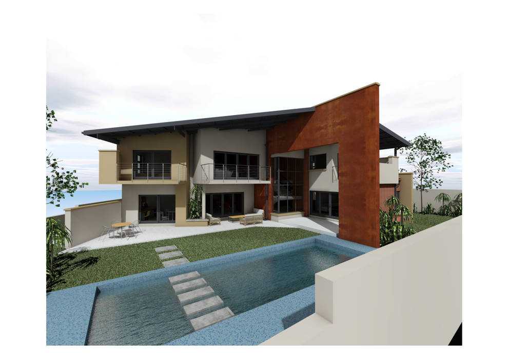 Flying Canopy House, Nzuza Architects Nzuza Architects Modern houses
