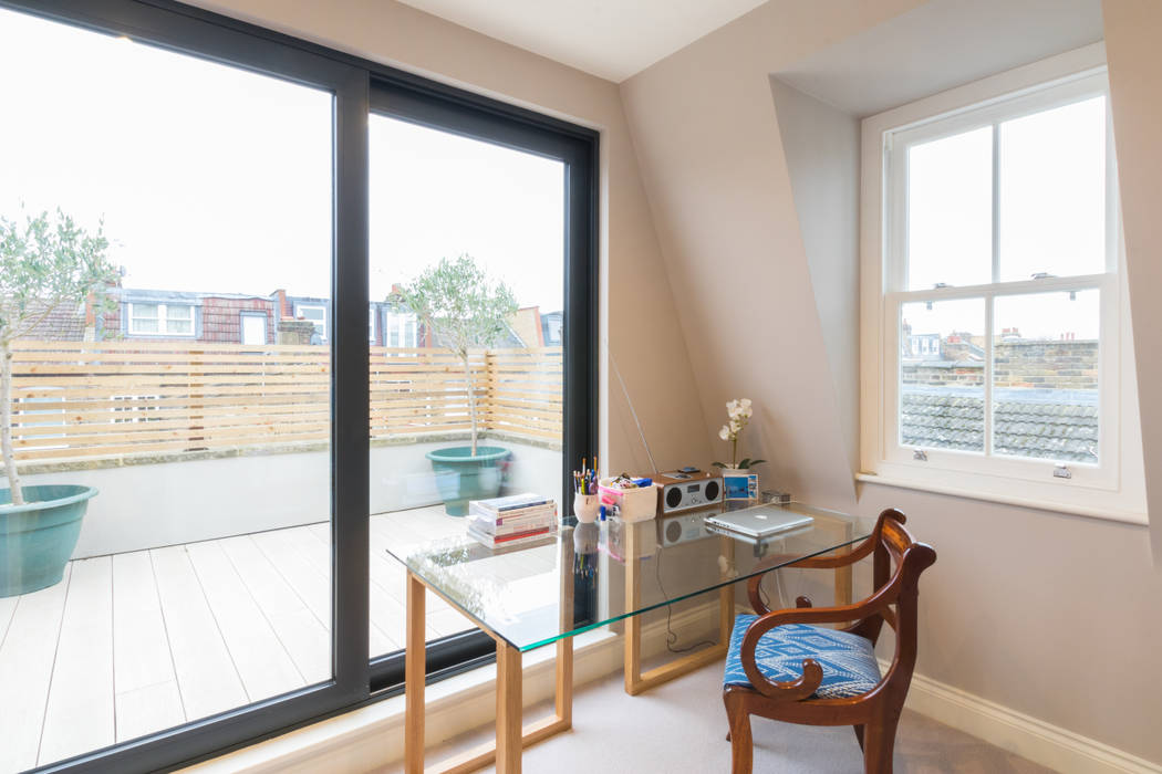 Major renovation, extension and loft. Fulham W6, TOTUS TOTUS 모던스타일 서재 / 사무실