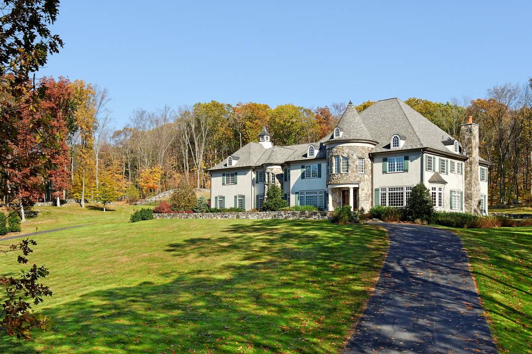 French Country Home, Katonah, NY, DeMotte Architects, P.C. DeMotte Architects, P.C. Casas campestres