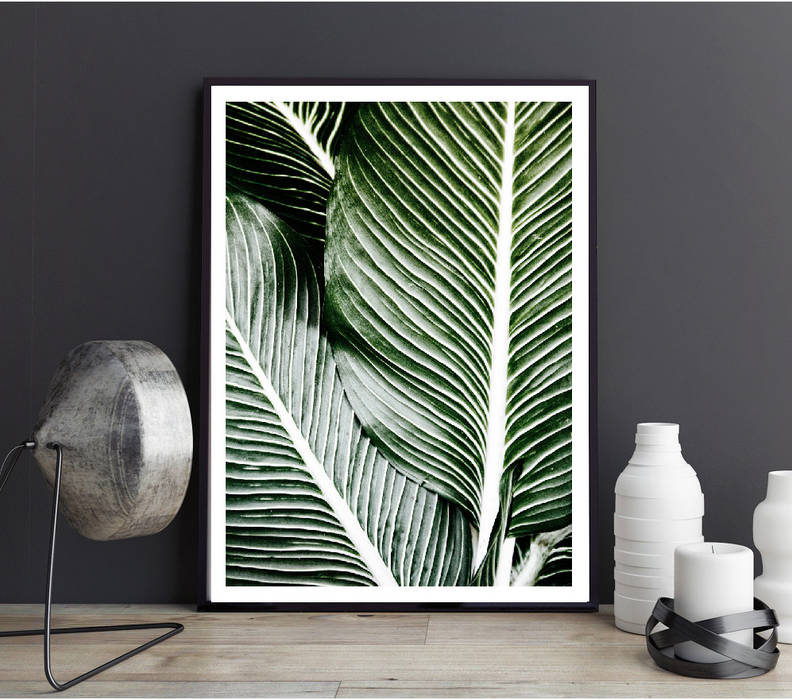 Jetzt wird's botanisch, K&L Wall Art K&L Wall Art 现代客厅設計點子、靈感 & 圖片 紙 配件與裝飾品