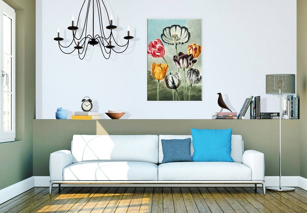Jetzt wird's botanisch, K&L Wall Art K&L Wall Art Modern living room Synthetic Brown Accessories & decoration
