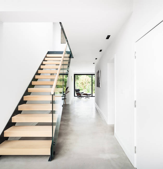 OATLANDS DRIVE, Concept Eight Architects Concept Eight Architects Modern Corridor, Hallway and Staircase