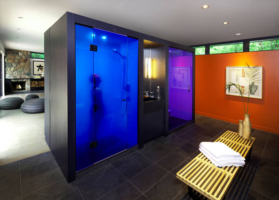 Pool House +tongtong Modern bathroom pool house,toronto,guesthouse