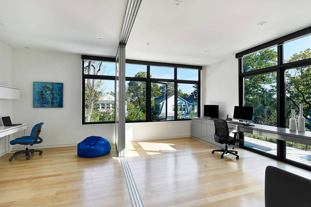 Rosedale Residence, KUBE architecture KUBE architecture Ruang Studi/Kantor Modern