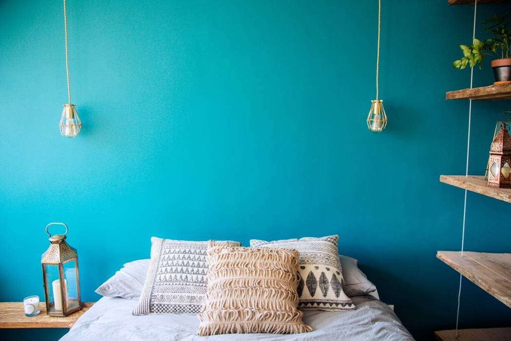 LITTLE MS DYNAMITE AND THE URBAN GEM homify Eclectic style bedroom Moroccan,cushions,teal,emerald