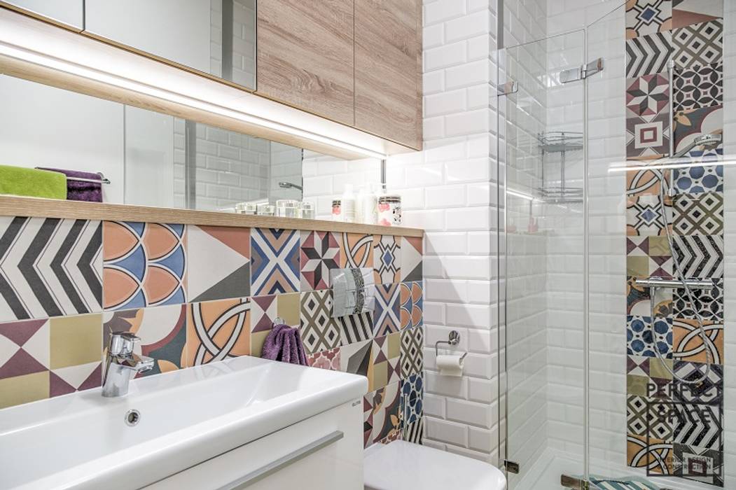 2-poziomowe mieszkanie, Perfect Space Perfect Space Casas de banho modernas