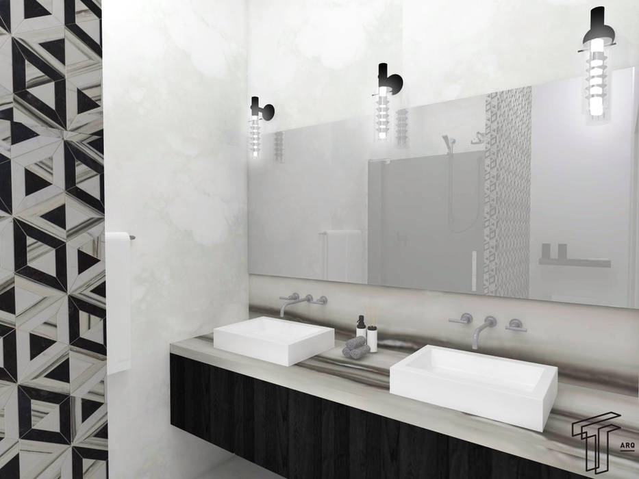 CO, TAMEN arquitectura TAMEN arquitectura Modern Bathroom