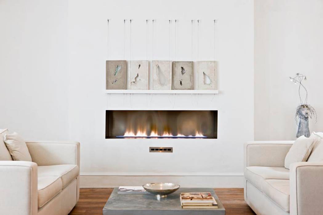 Bespoke Fireplaces: Best architects and designers in the UK, The Platonic Fireplace Company The Platonic Fireplace Company Modern living room