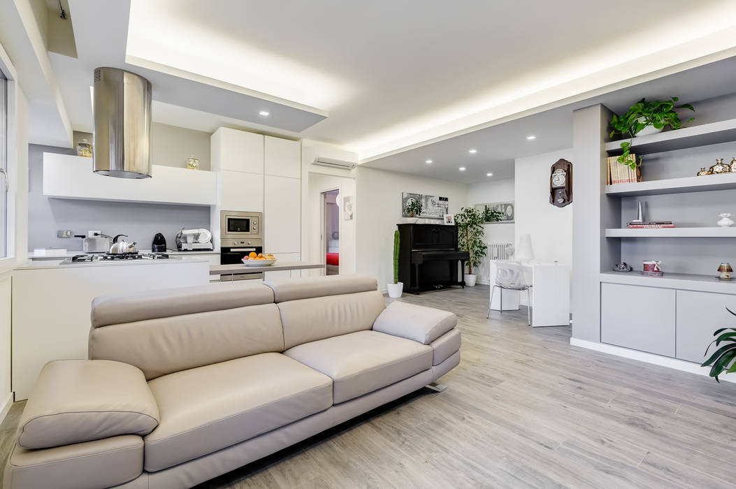 Colleverde_minimal design, EF_Archidesign EF_Archidesign Modern living room