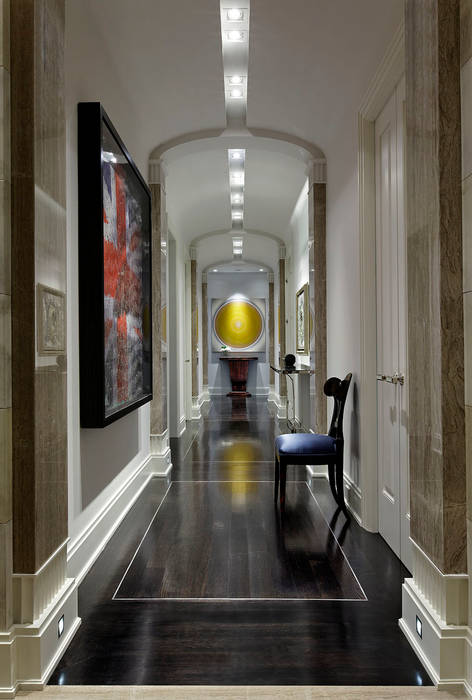 Art Deco Inspired Home, Douglas Design Studio Douglas Design Studio Klassieke gangen, hallen & trappenhuizen