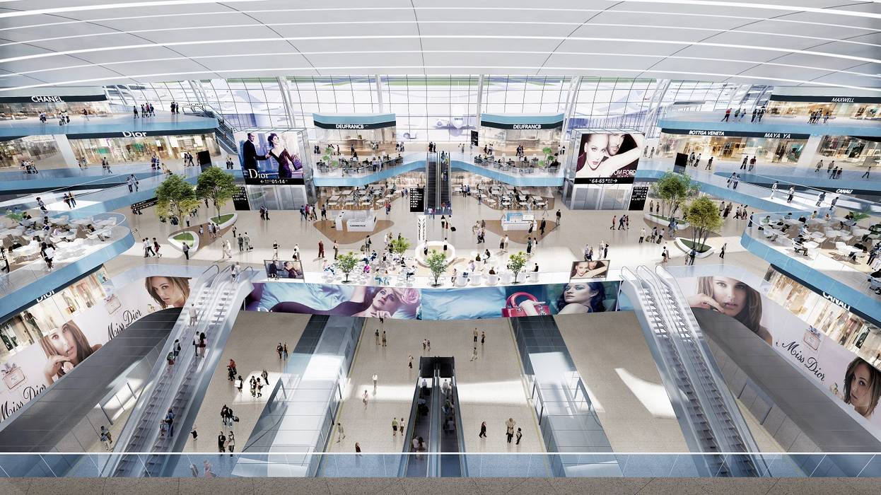 Shenzhen Airport Satellite Concourse, China, by Aedas Architecture by Aedas Commercial spaces Airports