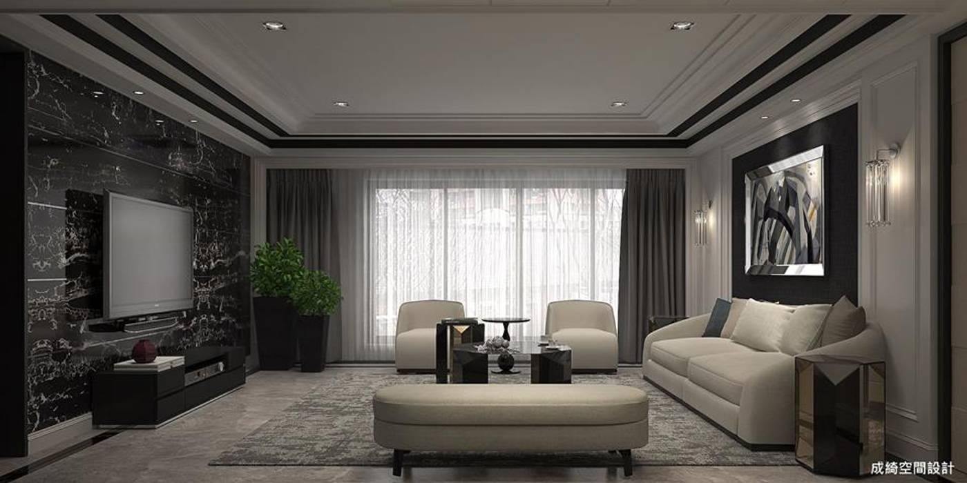 松山 王公館, 成綺空間設計 成綺空間設計 Classic style living room