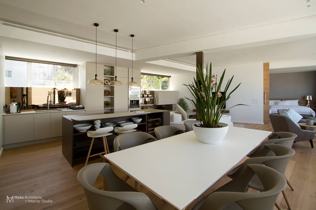 Clifton Apartment, Make Architects + Interior Studio Make Architects + Interior Studio Modern dining room